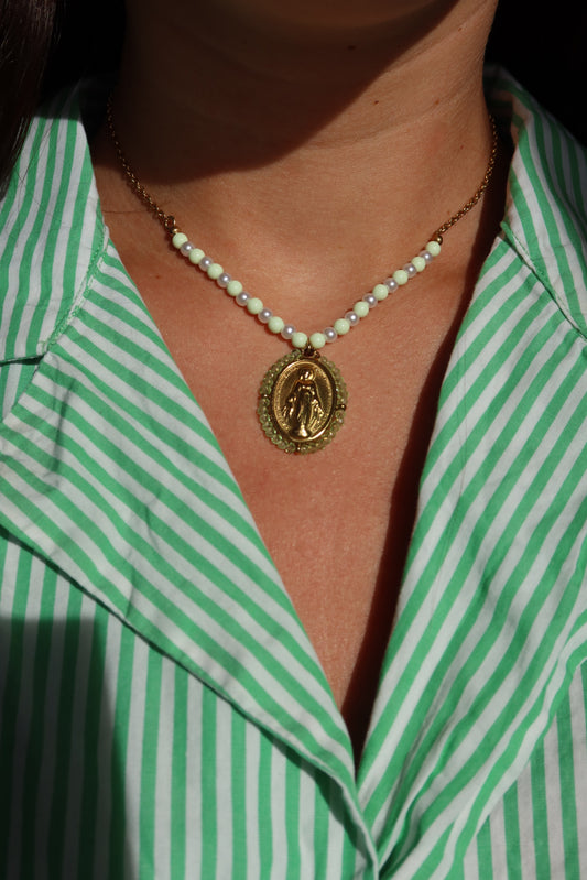 Collier Ave Maria - Vert